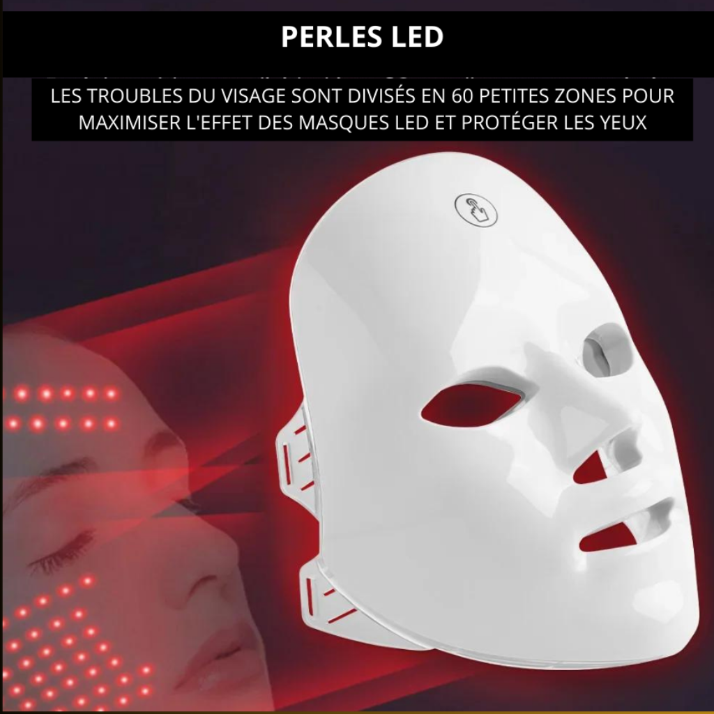 MASQUE DE LUMINOTHÉRAPIE LED DERMALEGHT