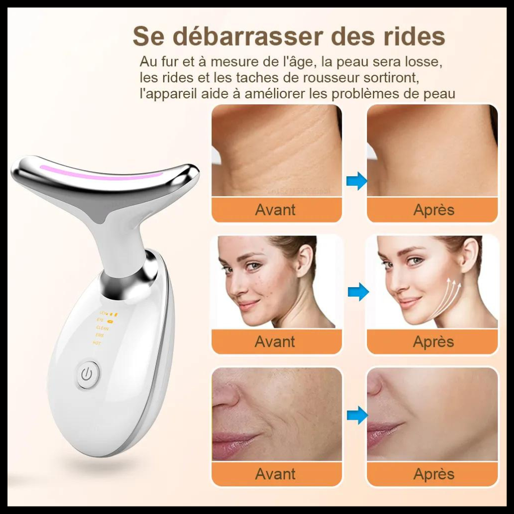 THERAPIE ANTI RIDE COU ET VISAGE <br> Modèle # SUMMER