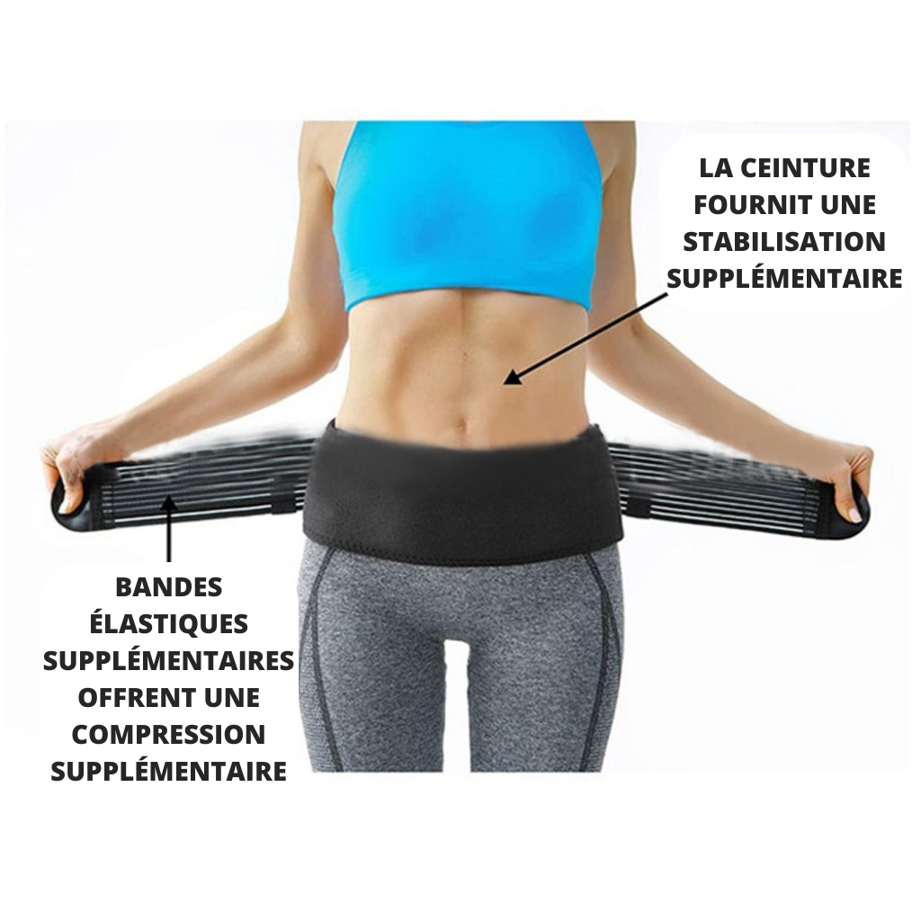 CEINTURE LOMBAIRE DE COMPRESSION <br> Modèle # SUMMER