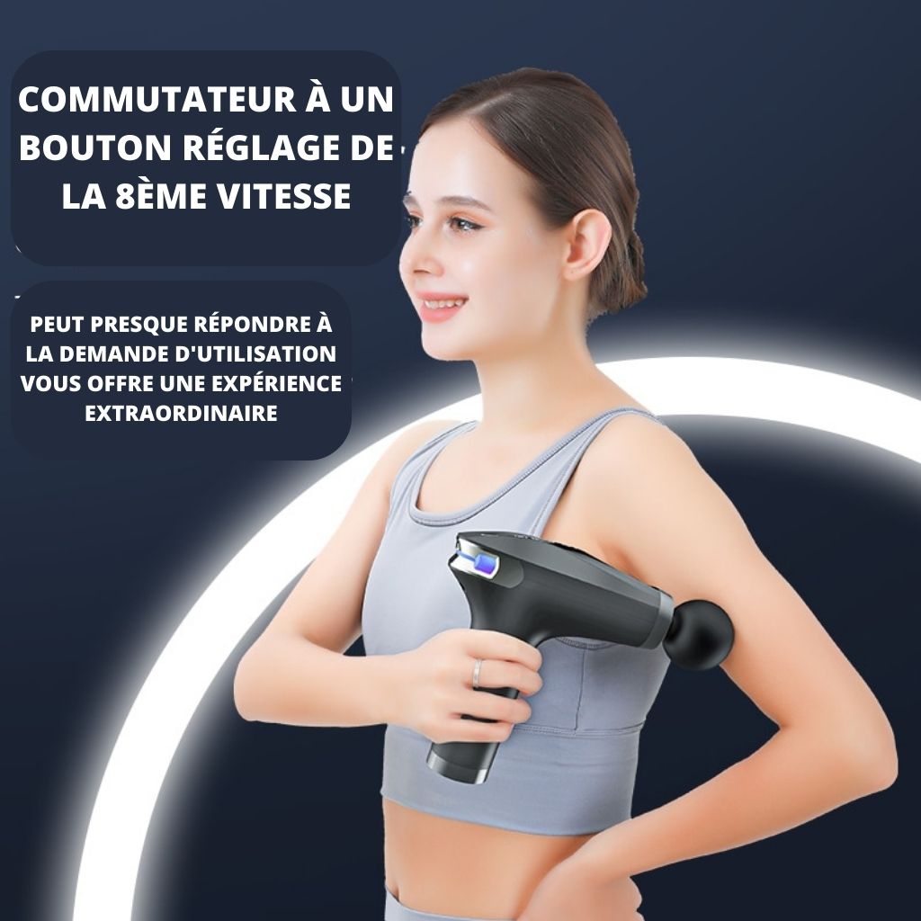 MINI PISTOLET POUR MASSAGE MUSCULAIRE <br> Modèle # SUMMER